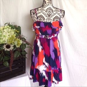 Paint Brush Vivid Summer Dress